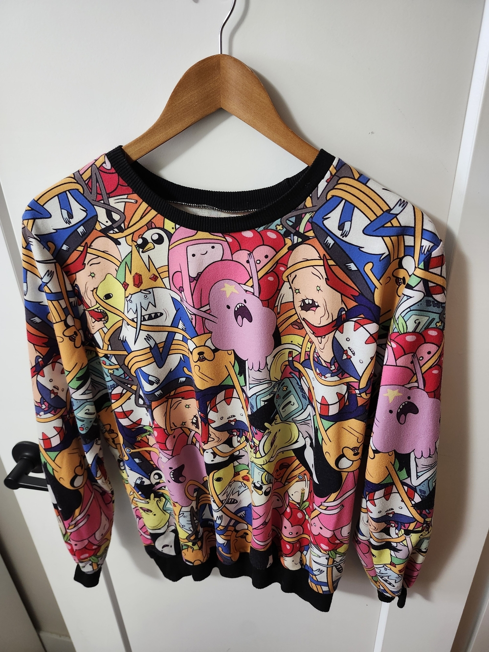 Adventure Time Cartoon All-Over Print Sweatshirt